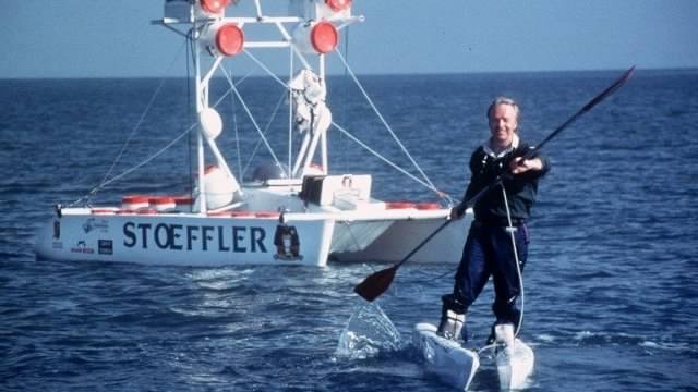 Кто сумел пересечь пешком Атлантический океан и попытался перейти Тихий?